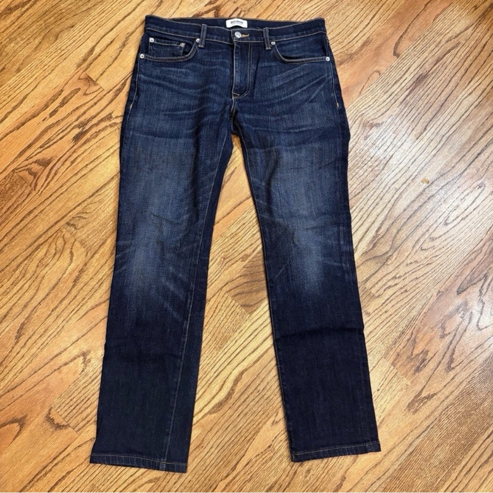 Buck Mason Standard Fit Jeans Mens 31x29 Dark Blue American Made USA